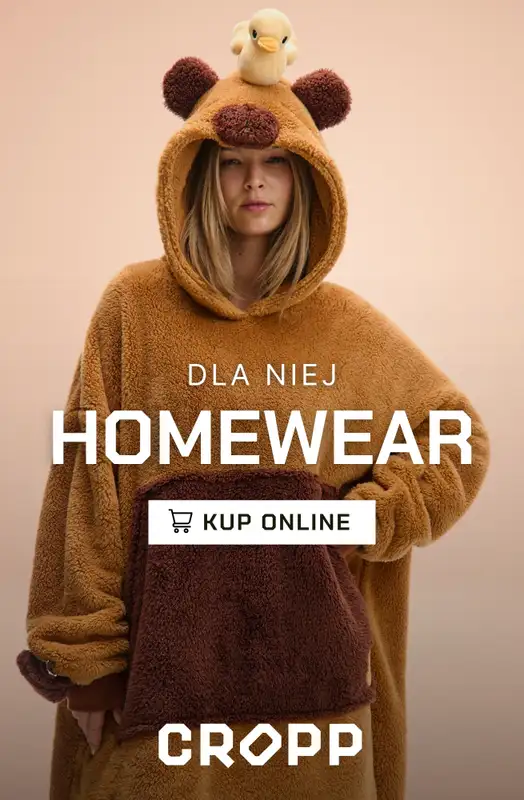 Cropp - gazetka promocyjna Homewear dla niej — ciepło i komfort na chłodne wieczory od poniedziałku 10.11 do poniedziałku 17.11