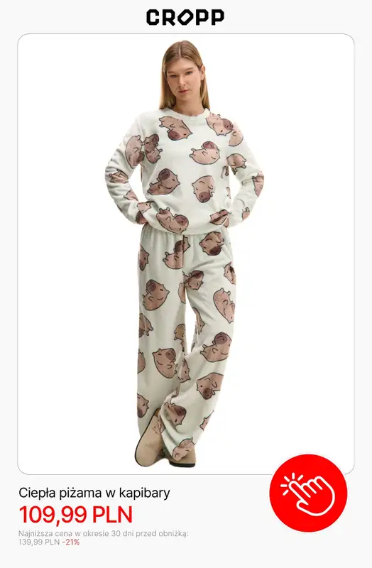 Cropp - gazetka promocyjna Homewear dla niej — ciepło i komfort na chłodne wieczory od poniedziałku 10.11 do poniedziałku 17.11 - strona 2