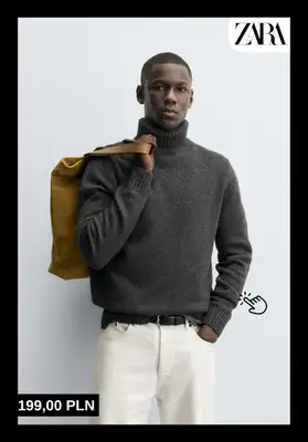 Zara - gazetka promocyjna Zimowa garderoba dla niego od piątku 07.11  - strona 4