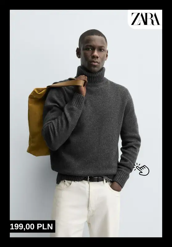 Zara - gazetka promocyjna Zimowa garderoba dla niego od piątku 07.11  - strona 4