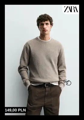Zara - gazetka promocyjna Zimowa garderoba dla niego od piątku 07.11  - strona 2