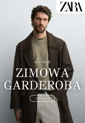 Zara - gazetka promocyjna Zimowa garderoba dla niego od piątku 07.11 