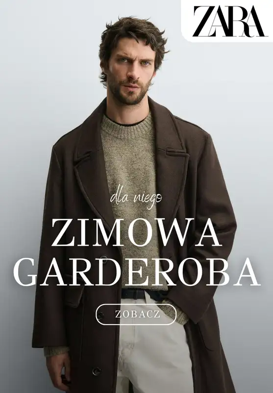 Zara - gazetka promocyjna Zimowa garderoba dla niego od piątku 07.11 