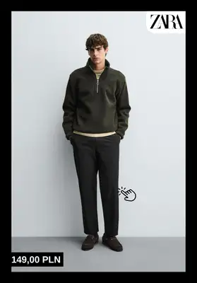 Zara - gazetka promocyjna Zimowa garderoba dla niego od piątku 07.11  - strona 3