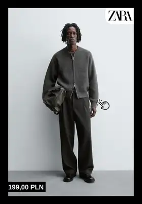 Zara - gazetka promocyjna Zimowa garderoba dla niego od piątku 07.11  - strona 8