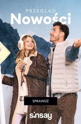 Sinsay - gazetka promocyjna Nowości w Sinsay! od piątku 07.11 do czwartku 13.11