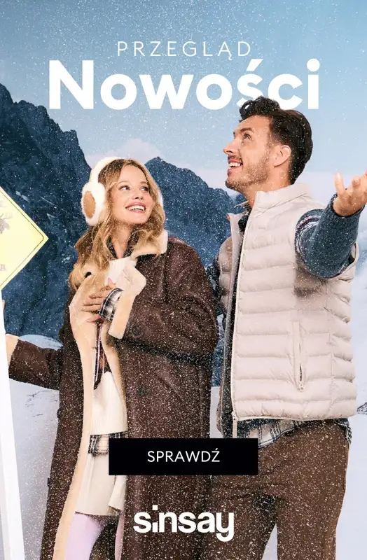 Sinsay - gazetka promocyjna Nowości w Sinsay! od piątku 07.11 do czwartku 13.11