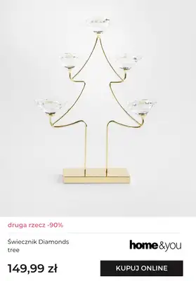 home&you - gazetka promocyjna Kolekcja świąteczny blask od soboty 08.11 do środy 12.11 - strona 6