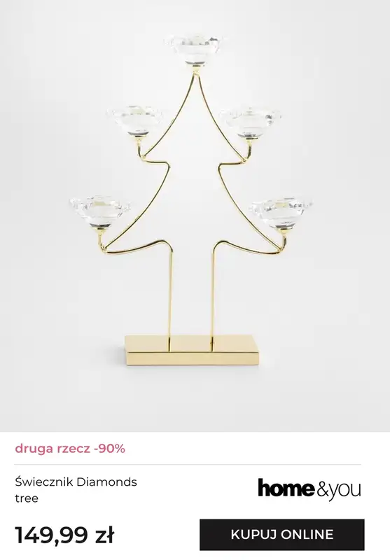 home&you - gazetka promocyjna Kolekcja świąteczny blask od soboty 08.11 do środy 12.11 - strona 6