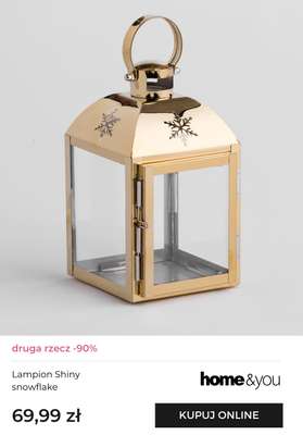 Lampion Shiny snowflake