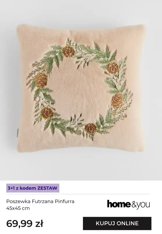 home&you - gazetka promocyjna Wielosztuki 3+1 na poszewki Poszewki od poniedziałku 10.11 do wtorku 02.12 - strona 7