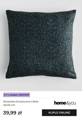 home&you - gazetka promocyjna Wielosztuki 3+1 na poszewki Poszewki od poniedziałku 10.11 do wtorku 02.12 - strona 5