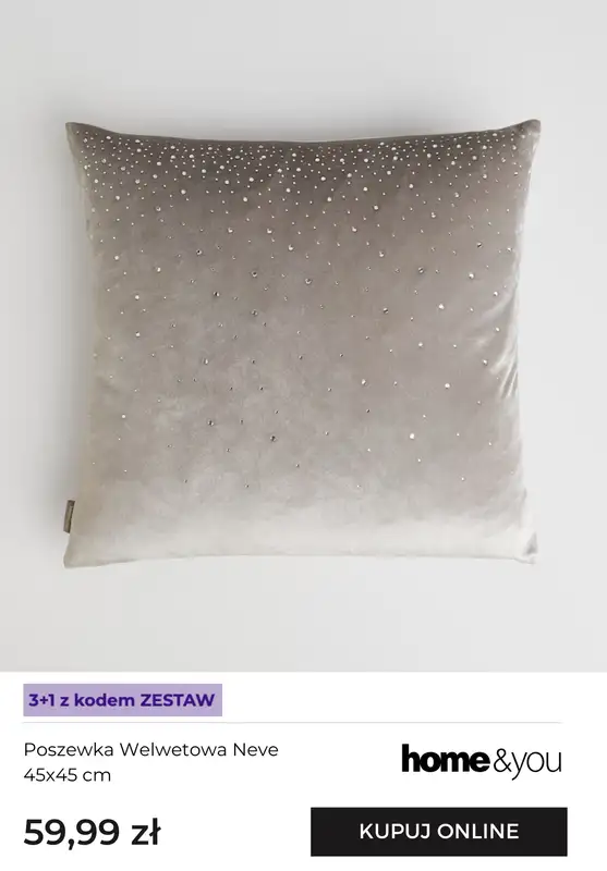 home&you - gazetka promocyjna Wielosztuki 3+1 na poszewki Poszewki od poniedziałku 10.11 do wtorku 02.12 - strona 4