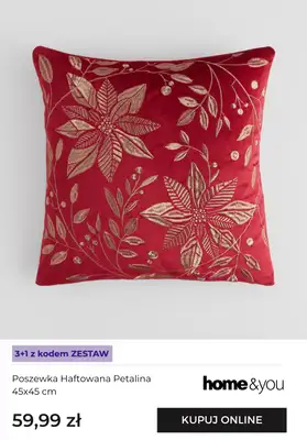home&you - gazetka promocyjna Wielosztuki 3+1 na poszewki Poszewki od poniedziałku 10.11 do wtorku 02.12 - strona 6