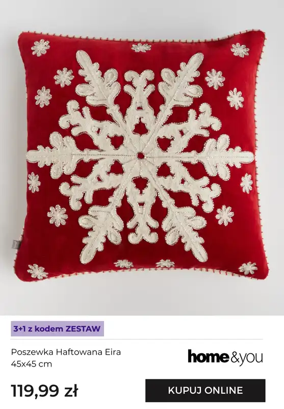 home&you - gazetka promocyjna Wielosztuki 3+1 na poszewki Poszewki od poniedziałku 10.11 do wtorku 02.12 - strona 8