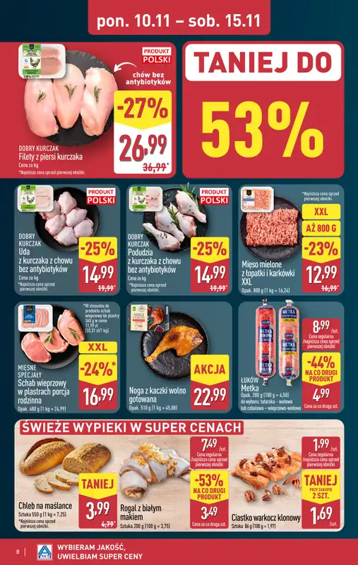 Aldi - gazetka promocyjna Pełny katalog! od poniedziałku 10.11 do soboty 15.11 - strona 8