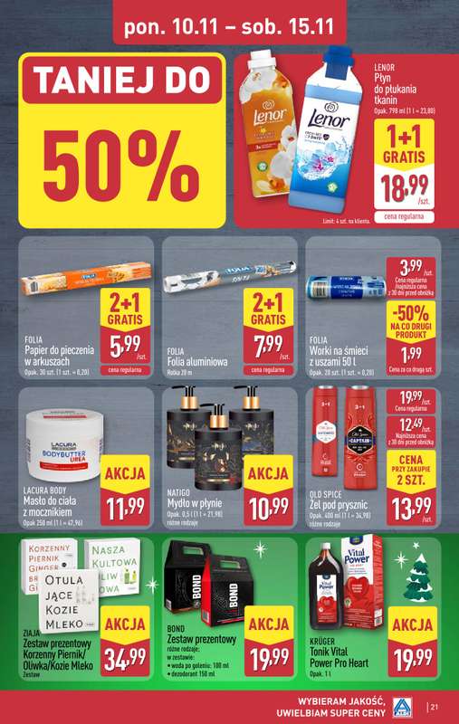 Aldi - gazetka promocyjna Pełny katalog! od poniedziałku 10.11 do soboty 15.11 - strona 21