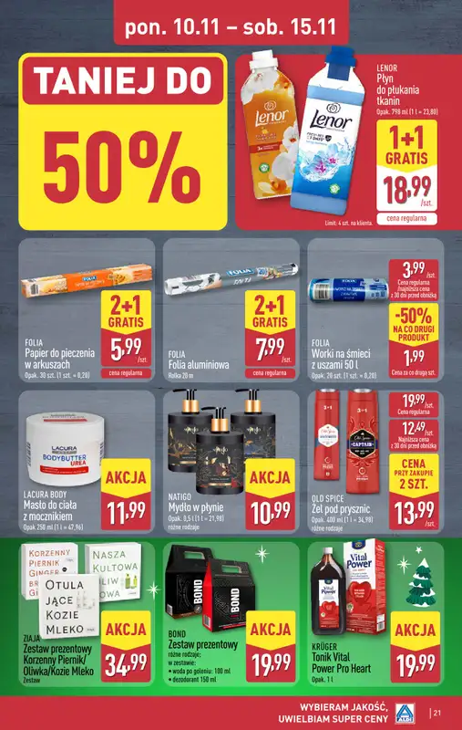 Aldi - gazetka promocyjna Pełny katalog! od poniedziałku 10.11 do soboty 15.11 - strona 21