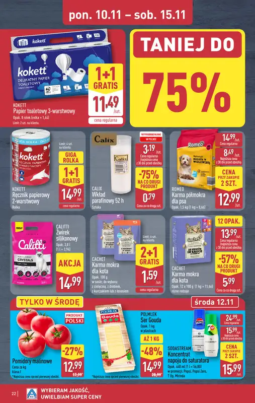 Aldi - gazetka promocyjna Pełny katalog! od poniedziałku 10.11 do soboty 15.11 - strona 22