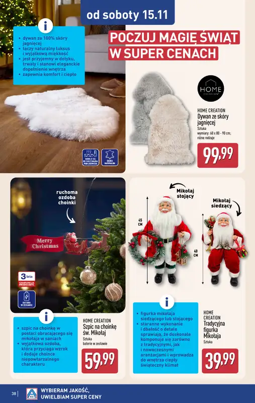 Aldi - gazetka promocyjna Pełny katalog! od poniedziałku 10.11 do soboty 15.11 - strona 38