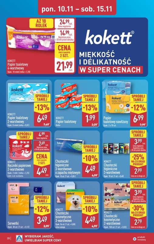Aldi - gazetka promocyjna Pełny katalog! od poniedziałku 10.11 do soboty 15.11 - strona 20