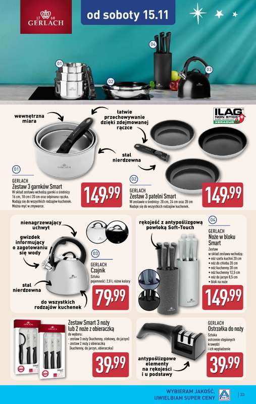Aldi - gazetka promocyjna Pełny katalog! od poniedziałku 10.11 do soboty 15.11 - strona 33