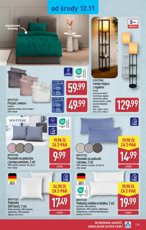 Aldi - gazetka promocyjna Pełny katalog! od poniedziałku 10.11 do soboty 15.11 - strona 23