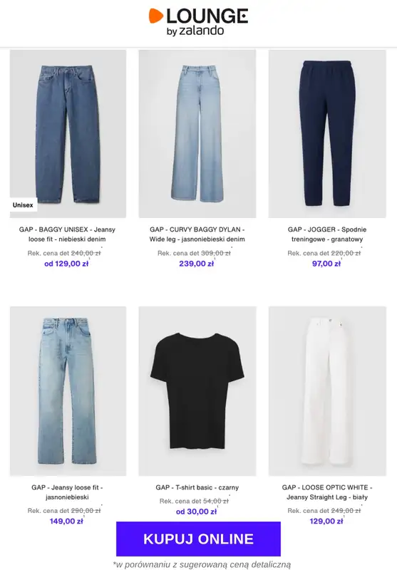 Lounge by Zalando - gazetka promocyjna Do -71% GAP od piątku 07.11 do wtorku 11.11 - strona 8