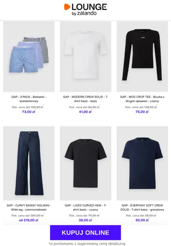 Lounge by Zalando - gazetka promocyjna Do -71% GAP   - strona 2