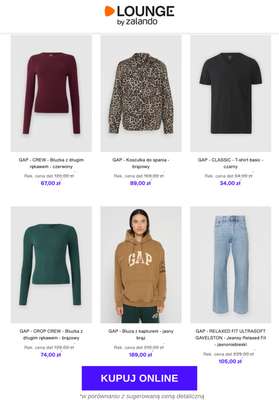 GAP - CLASSIC - T-shirt basic - czarny