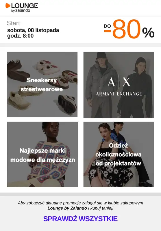 Lounge by Zalando - gazetka promocyjna Do -80% promocje na wybrane marki na WEEKEND!  