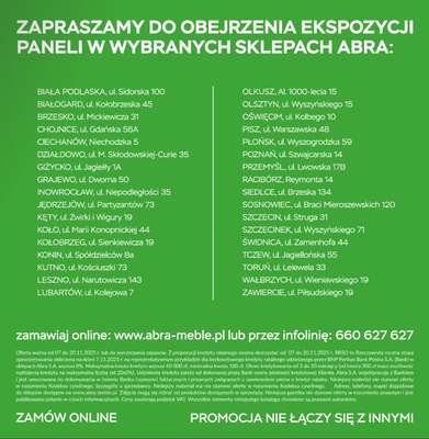 Abra Meble - gazetka promocyjna Okazje leżą u stóp - panele od piątku 07.11 do czwartku 20.11 - strona 19