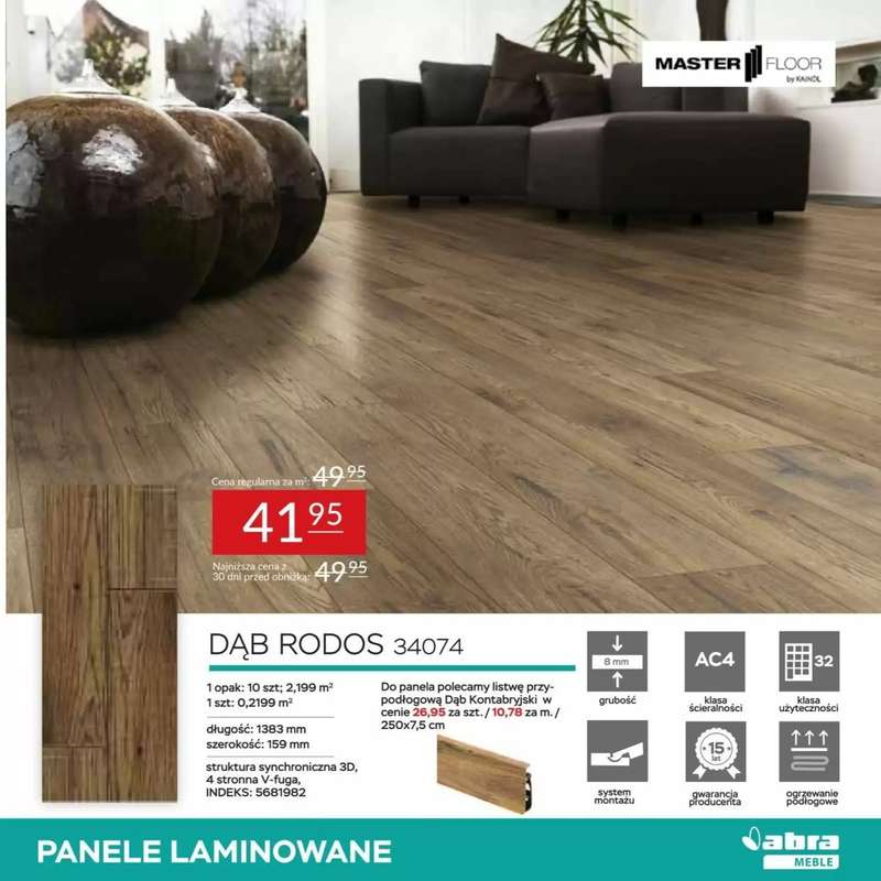 Abra Meble - gazetka promocyjna Okazje leżą u stóp - panele od piątku 07.11 do czwartku 20.11 - strona 5