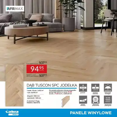 Abra Meble - gazetka promocyjna Okazje leżą u stóp - panele od piątku 07.11 do czwartku 20.11 - strona 12