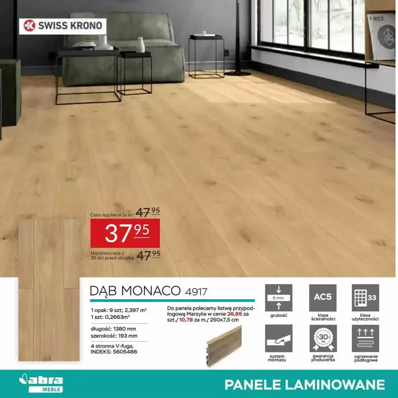 Abra Meble - gazetka promocyjna Okazje leżą u stóp - panele od piątku 07.11 do czwartku 20.11 - strona 4