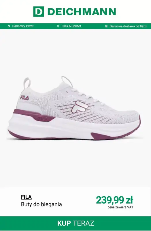 Deichmann - gazetka promocyjna Buty do biegania od soboty 08.11  - strona 6