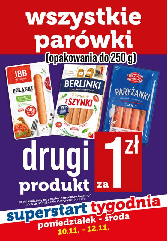 TOPAZ - gazetka promocyjna Superstart tygodnia od poniedziałku od poniedziałku 10.11 do środy 12.11 - strona 2