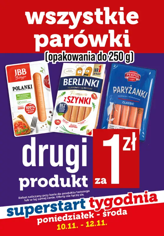 TOPAZ - gazetka promocyjna Superstart tygodnia od poniedziałku od poniedziałku 10.11 do środy 12.11 - strona 2