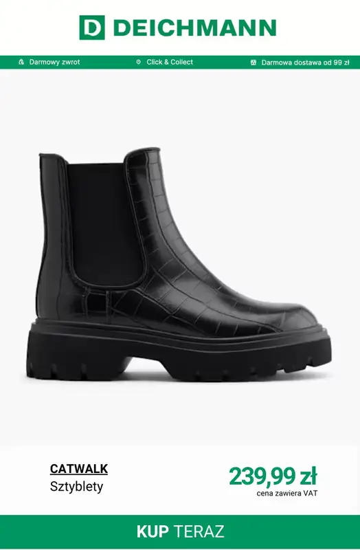 Deichmann - gazetka promocyjna Buty ze zwierzęcymi wzorami od poniedziałku 10.11  - strona 10