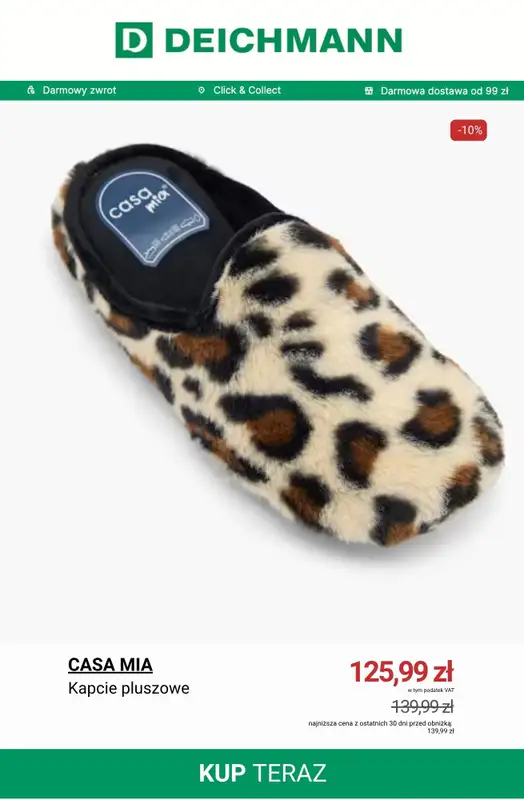 Deichmann - gazetka promocyjna Buty ze zwierzęcymi wzorami od poniedziałku 10.11  - strona 7