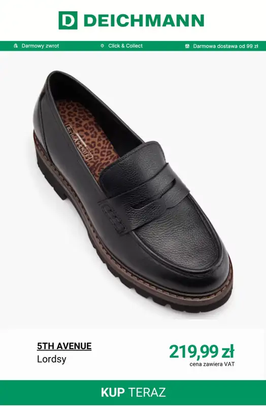 Deichmann - gazetka promocyjna Buty ze zwierzęcymi wzorami od poniedziałku 10.11  - strona 12