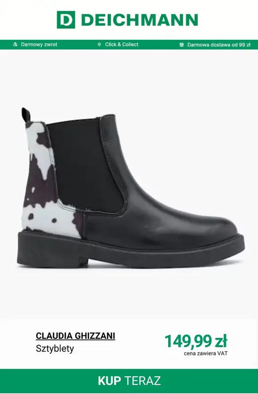 Deichmann - gazetka promocyjna Buty ze zwierzęcymi wzorami od poniedziałku 10.11  - strona 5