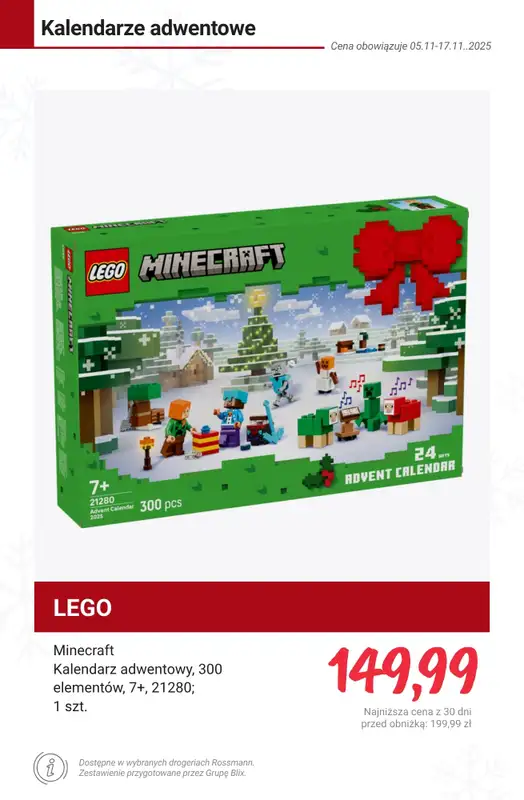 Rossmann - gazetka promocyjna Przegląd kalendarzy adwentowych - ceny już od 24,99 zł od poniedziałku 10.11 do poniedziałku 17.11 - strona 11