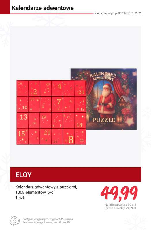 Rossmann - gazetka promocyjna Przegląd kalendarzy adwentowych - ceny już od 24,99 zł od poniedziałku 10.11 do poniedziałku 17.11 - strona 13