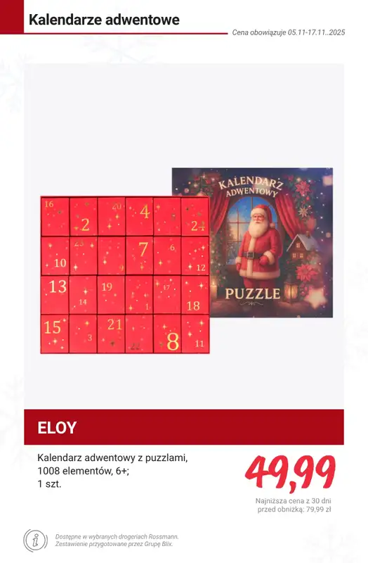 Rossmann - gazetka promocyjna Przegląd kalendarzy adwentowych - ceny już od 24,99 zł od poniedziałku 10.11 do poniedziałku 17.11 - strona 13
