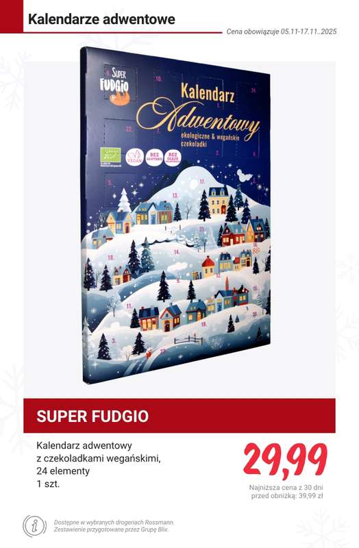 Rossmann - gazetka promocyjna Przegląd kalendarzy adwentowych - ceny już od 24,99 zł od poniedziałku 10.11 do poniedziałku 17.11 - strona 20