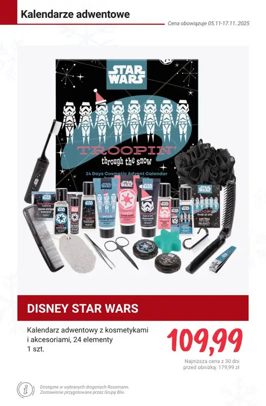 Rossmann - gazetka promocyjna Przegląd kalendarzy adwentowych - ceny już od 24,99 zł od poniedziałku 10.11 do poniedziałku 17.11 - strona 14