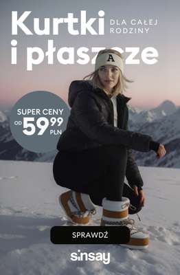 Sinsay - gazetka promocyjna Kurtki zimowe - już od 59,99 PLN od soboty 08.11 do piątku 14.11