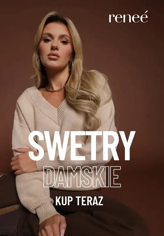 Renee - gazetka promocyjna Swetry damskie od poniedziałku 10.11 do niedzieli 16.11