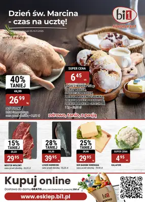 bi1 - gazetka promocyjna Gazetka Bielsko-Biała, Czeladź, Legnica, Szczecin, Wałbrzych od środy 05.11 do poniedziałku 10.11